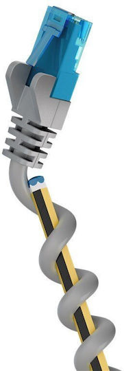 Goobay U/UTP Cat.6a Netzwerkkabel Ethernet 10m Graues