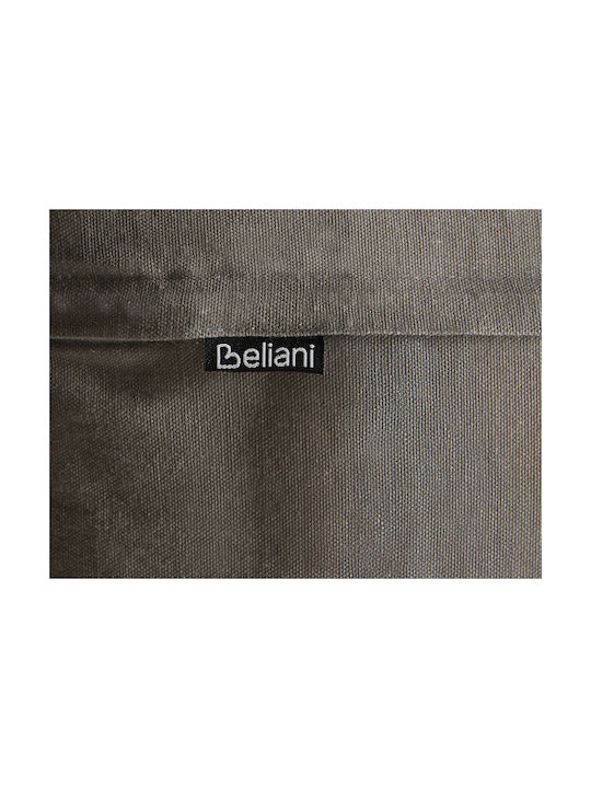Beliani Μαξιλάρι Καναπέ από 100% Βαμβάκι White Floral Pattern 45x45εκ.