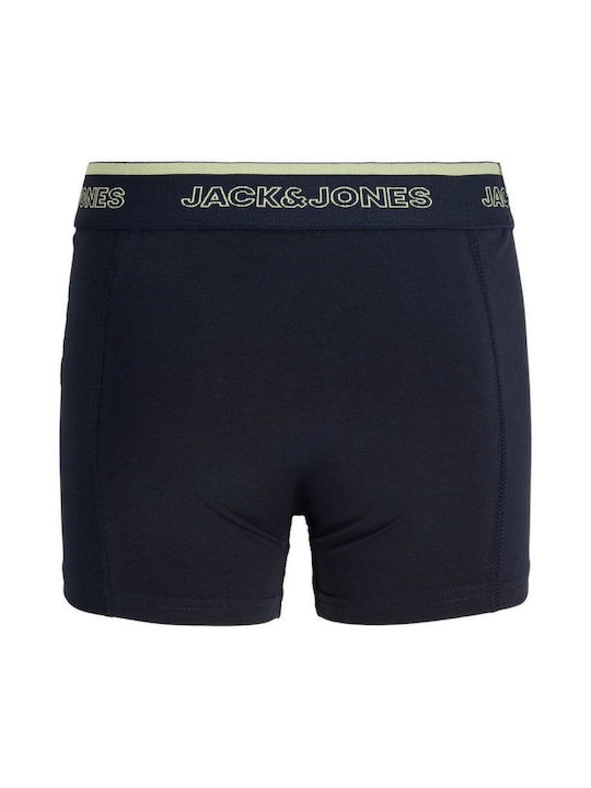 Jack & Jones Cadrian Kinderunterwäsche Set Kinderboxer 3 Stück Blau