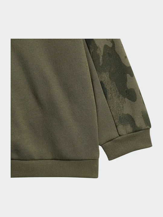 Kinder Sweatpants Set Mit Bluse Khaki