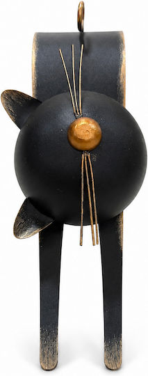 Decorative Cat Made of Metal 26x9x15cm