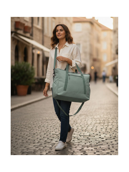BagBase Schultertasche Für Das Fitnessstudio Grüne