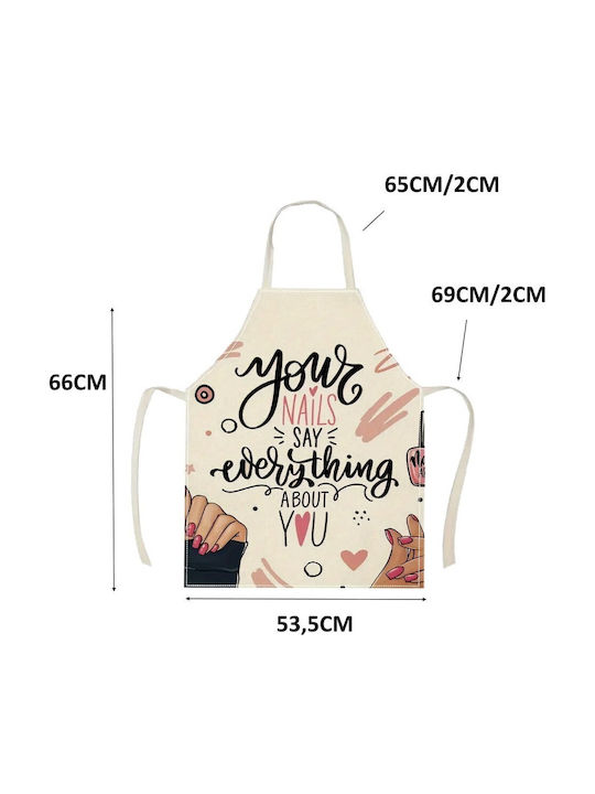 Beige Kitchen Apron IS-82291621516215