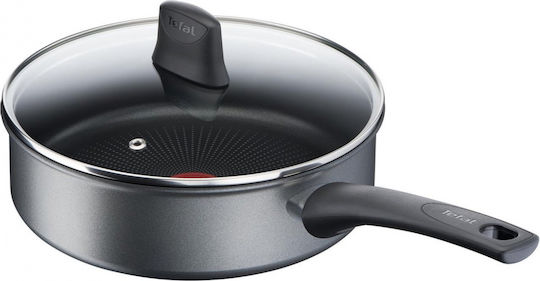 Tefal Chef Σωτέζα από Αλουμίνιο με Καπάκι με Αντικολλητική Επίστρωση 24cm