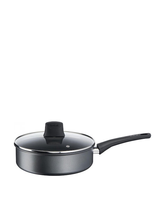 Tefal Chef Saute Pan Aluminum with Lid with Non-Stick Coating 24cm