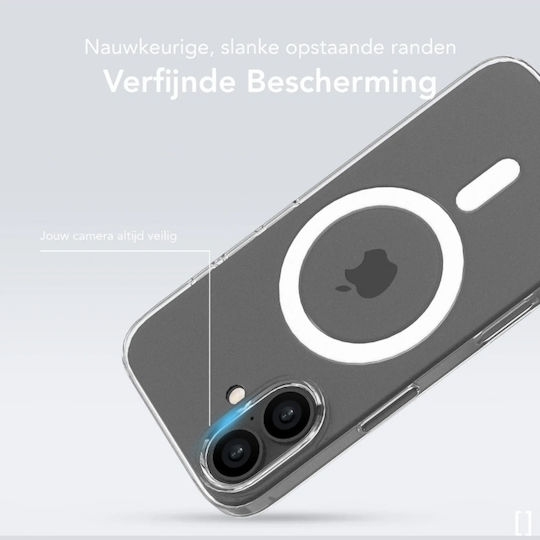 Nekit Iphone 17 Handyhülle Bare Dünne Harte Transparente Magsafe 1.2mm Transparent 8719246595189