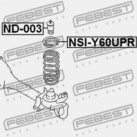 Febest Ελατήριο για Nissan Patrol