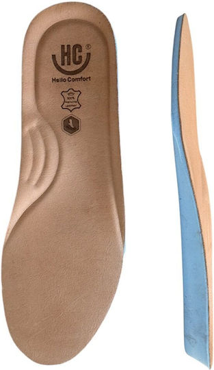 Safe Step Δερμάτινα Πέλματα Καμάρας με Memory Foam MemoryFoamHC0025 2τμχ