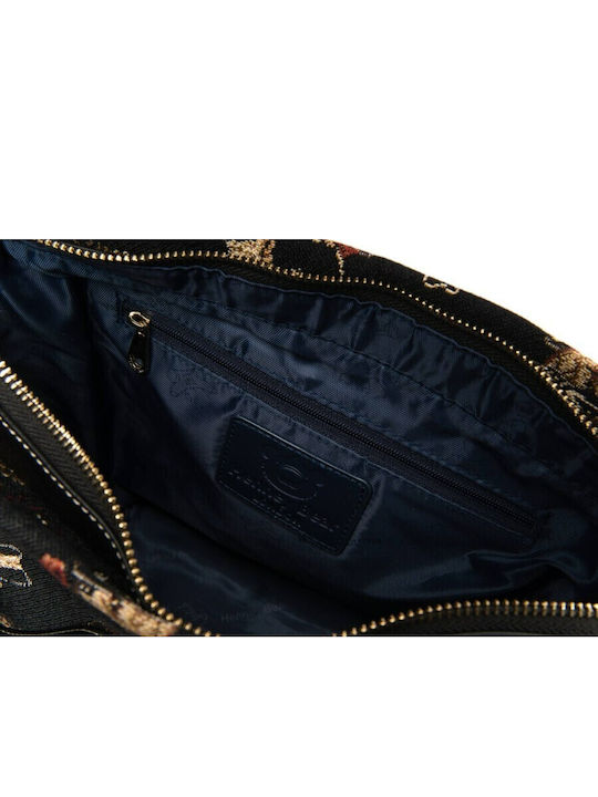 Women's Black Shoulder Bag