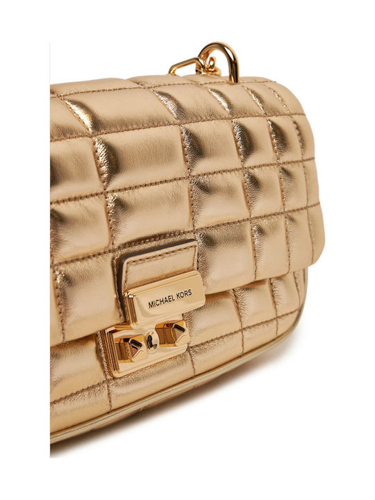 Michael Michael Leder Damen Schultertasche Gold