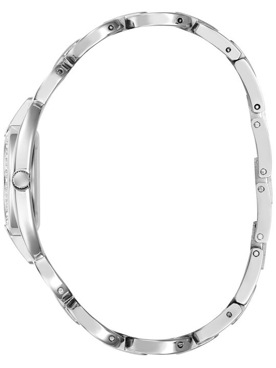 Guess Blair Damenuhr mit Batterie und Metall-Armband