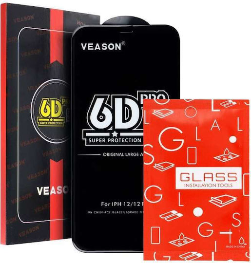 Veason 6d Pro Screen Glass Apple iPhone 7 8 SE 2020 SE 2022 Black Frame