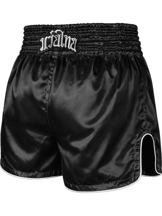 Muay Thai Shorts 8 Weapons Mongkol Black White