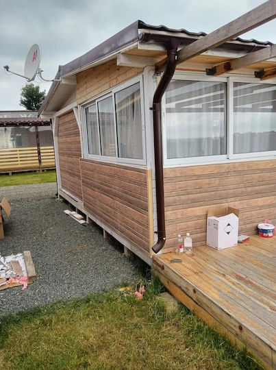 3D стенен панел Кафяв 100x50x2см