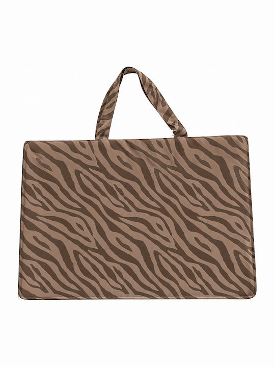 Bluepoint Fabric Brown Beach Bag