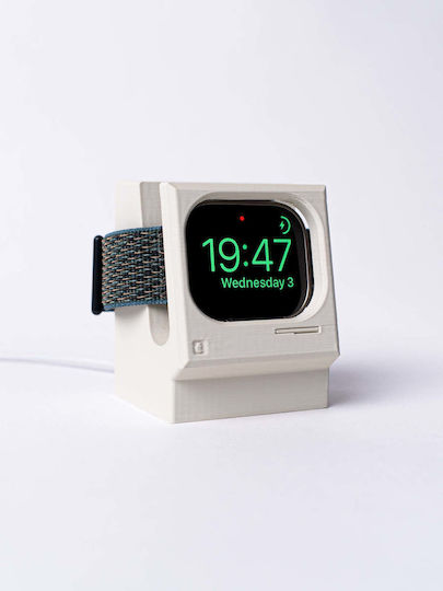 Macintosh Original Apple Watch Ladebasis 80s Creme