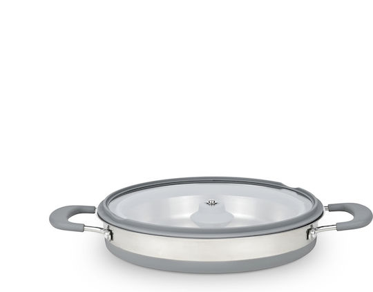 Faltbare Camping-Kochutensilien Platinet Silikon 3-Liter Topf