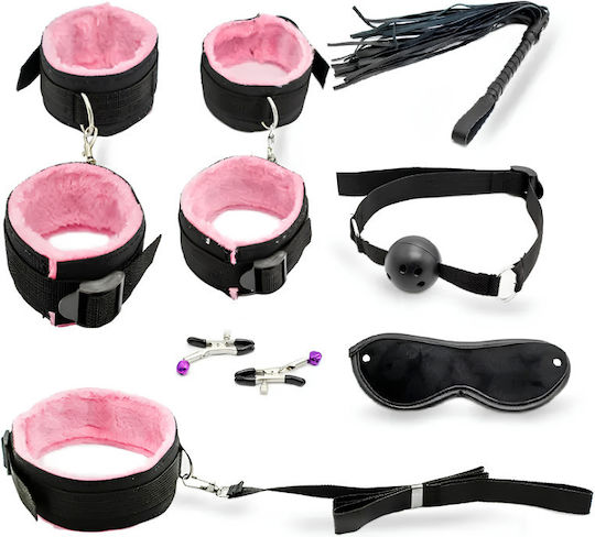 BDSM Kit σε Μαύρο Χρώμα 13τμχ
