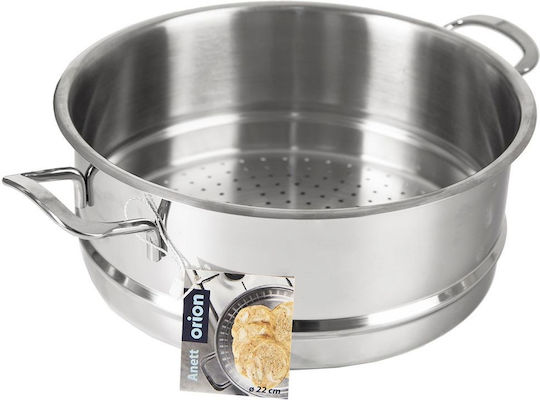 Orion Stainless Steel Steamer 26 Cm Anett 5.5 L