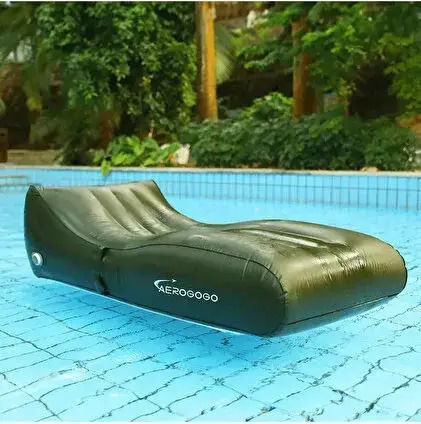 Aerogogo Selbstaufblasendes Halb doppelt Camping Schlafmatte 185x80cm Grüne
