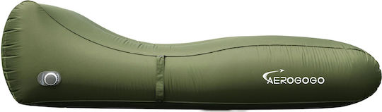 Aerogogo Selbstaufblasendes Halb doppelt Camping Schlafmatte 185x80cm Grüne