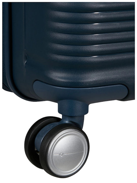 Samsonite Spinner Cabin Hard Blue Suitcase Height 55cm