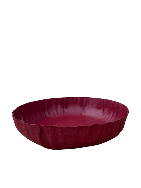 Decorative Metallic Tray 20.5x4.5cm
