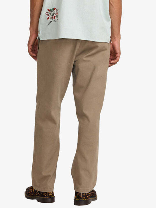 Americana Chino Trousers in Relaxed Fit Coyote