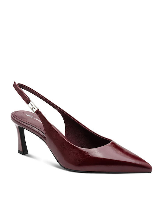 Burgunder Pumps