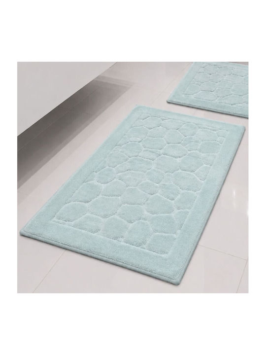 Tropik Home Tropik Home Badematten Baumwolle Grün 2 Stück