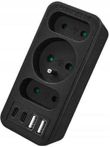 LTC Steckdosenleiste mit USB-A und 2 USB-C