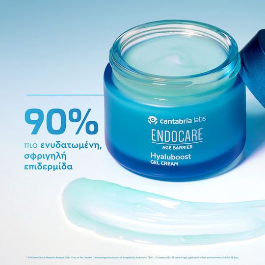 Cantabria Labs Endocare Age Barrier Hyaluboost Gel Cream 50ml. Gelcream Υαλουρονικού Οξέος με Νιασιναμίδη.