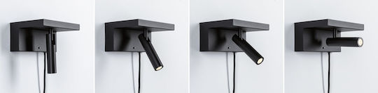 Paulmann LED Warmes Weiß Decken- und Wandleuchte in Schwarz