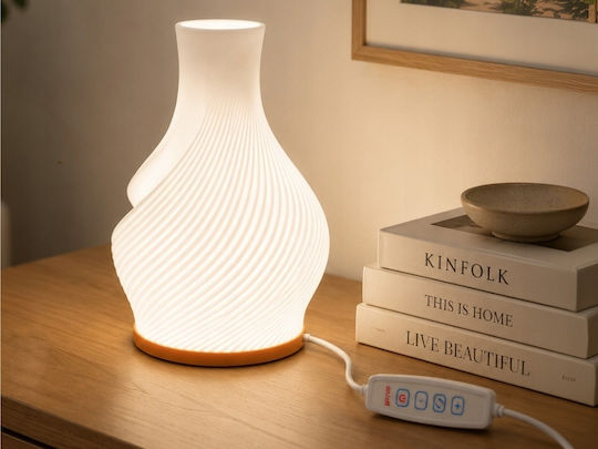 Verk Group Διακοσμητικό Φωτιστικό LED Φυσικό Λευκό Βάζο 10.5εκ.