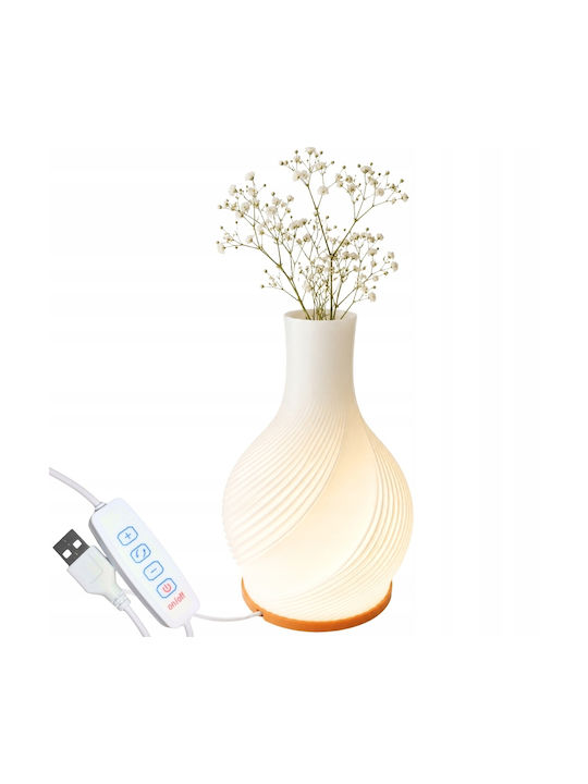 Verk Group Decorative LED Light Natural White Vase 10.5cm
