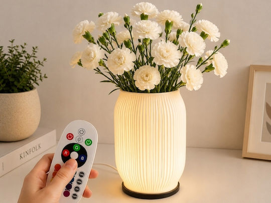 Verk Group Декоративно осветително тяло LED RGB Ваза 10.5см.