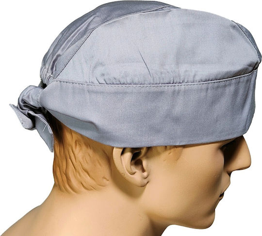 Fabrik Unisex Σκουφάκι Χειρουργείου Γκρι Βαμβακερό