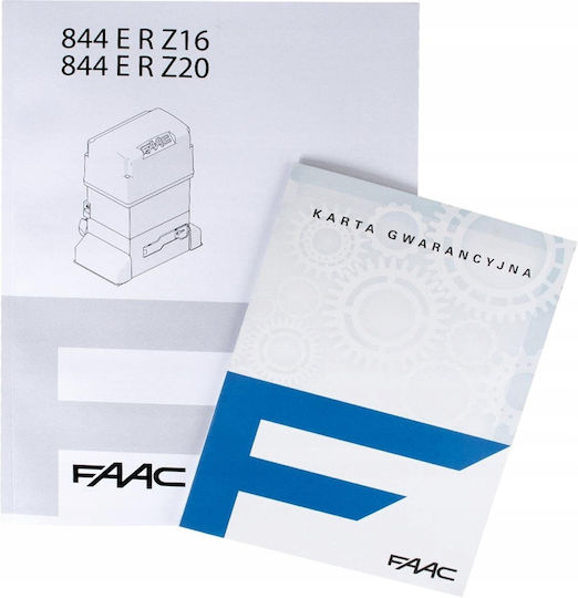 Faac Garage Door Motor Set for Sliding Garage Door Up to 1800kg