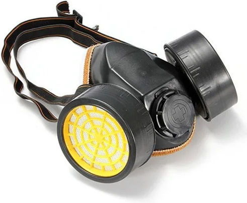 SPV Safety Mask with Activated Carbon Filters Grey