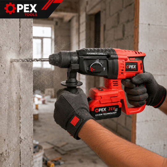 Verk Group Battery Brushless 21V 2x3Ah Impact Rotary Hammer with SDS Plus Socket