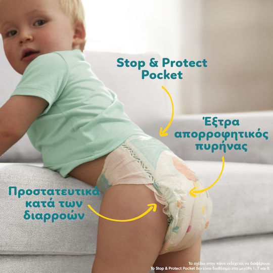 Pampers Πάνες με Αυτοκόλλητο Active Baby Monthly Pack No. 4 για 9-14kg 180τμχ