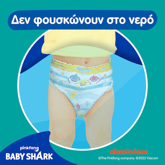 Pampers Πάνες Βρακάκι Splashers No. 4 για 9-15kg 11τμχ