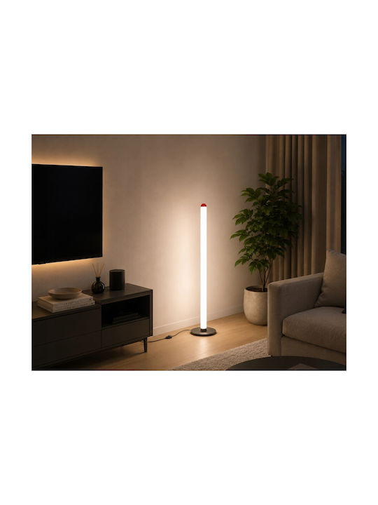 Verk Group LED Φωτιστικό Δαπέδου Υ100xΜ1.5εκ. με Ψυχρό Λευκό Φως Λευκό