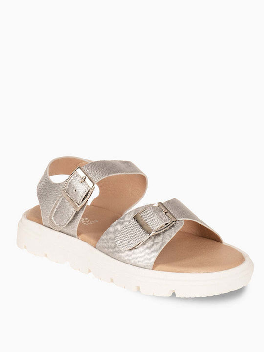 Kinder Sandalen Anatomisch Silber