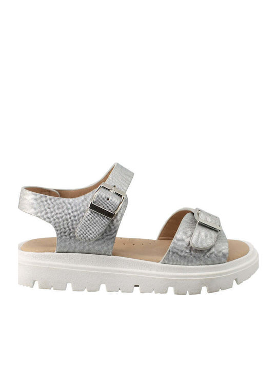 Kinder Sandalen Anatomisch Silber