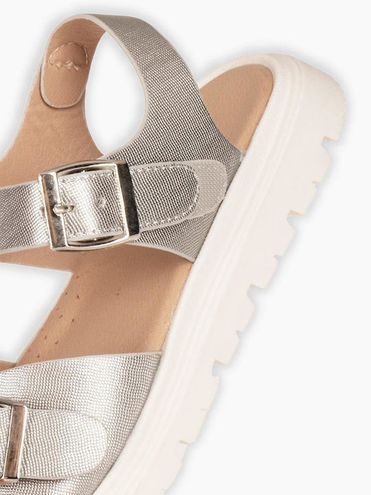 Kinder Sandalen Anatomisch Silber