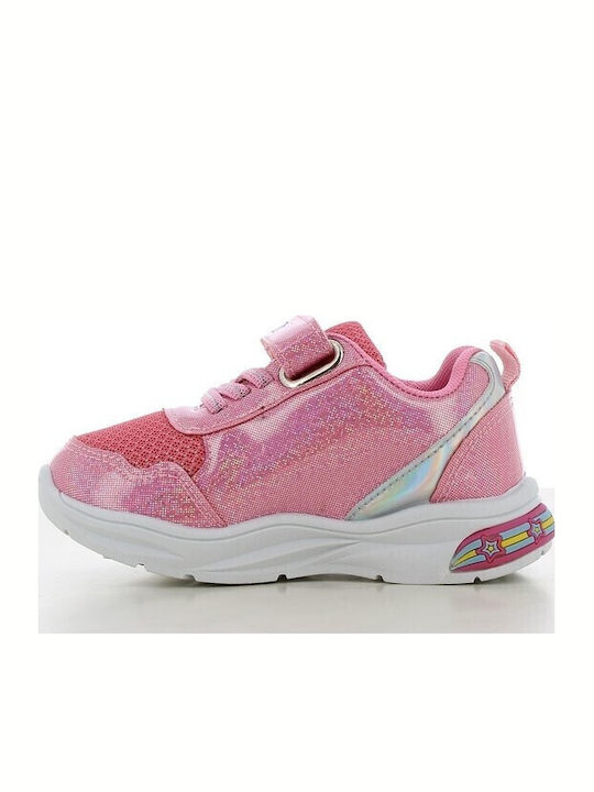 Unicorn Παιδικά Sneakers με Φωτάκια Φούξια
