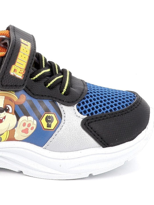 Παιδικά Sneakers με Σκρατς & Φωτάκια Μπλε