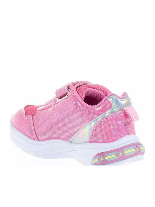 Unicorn Παιδικά Sneakers με Φωτάκια Φούξια