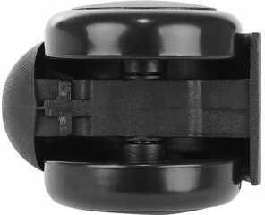 Caster for Office Chair Made of Rubber 5 Pieces Black